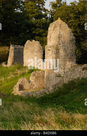 Überreste der Burg Berkhamsted Hertfordshire England Stockfoto