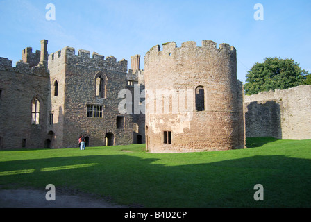 Die Kapelle der Heiligen Maria Magdalena in Inner Bailey, Ludlow Castle, Ludlow, Shropshire, England, Vereinigtes Königreich Stockfoto