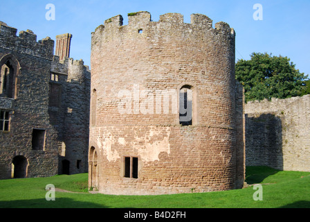 Die Kapelle der Heiligen Maria Magdalena in Inner Bailey, Ludlow Castle, Ludlow, Shropshire, England, Vereinigtes Königreich Stockfoto