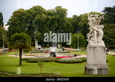 Juli 2008 - Parc Du Thabor Thabor Park Rennes Bretagne Frankreich Stockfoto