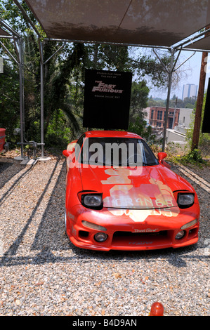 Fast and Furious Stunt-Auto Stockfoto
