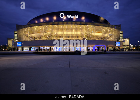 O2 World, O2-Arena von der Anschutz Entertainment Group, Berlin Friedrichshain, Deutschland, Europa. Stockfoto