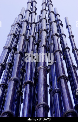 Murano, Venedig, Italien, eine Skulptur in künstlerischen venezianischen Glashütte. Stockfoto