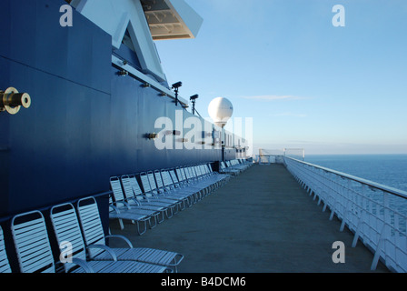 Deck auf der Celebrity Cruises MV Mercury Stockfoto