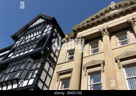 Gebäude in Chester, Cheshire, England, Vereinigtes Königreich Stockfoto