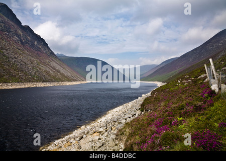 Ben Crom Reservoir, Silent Valley Mourne Mountains, County Down, Nordirland Stockfoto