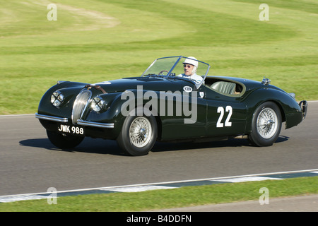 Sir Stirling Moss 1949 Jaguar XK120 Stockfoto