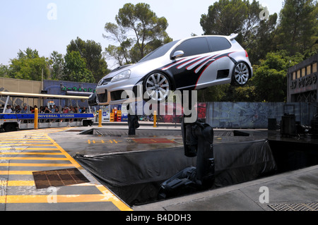 Universal Studios Stunt Cars Stockfoto