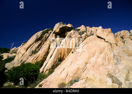 Italien, Sardinien, Nationalpark La Maddalena Archipel, Insel La Maddalena Stockfoto