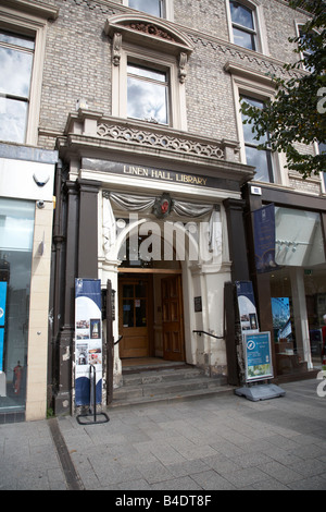 die Linenhall Bibliothek Belfast Stadtzentrum Nordirland Vereinigtes Königreich Stockfoto