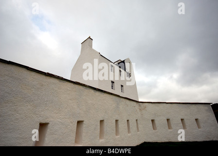 Gesamtansicht der Corgarff Castle Strathdon Aberdeenshire in den Cairngorms National Park in Schottland Stockfoto