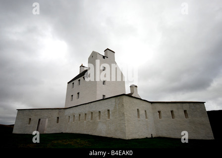 Gesamtansicht der Corgarff Castle Strathdon Aberdeenshire in den Cairngorms National Park in Schottland Stockfoto