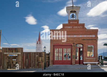 Firemens Museum in C Street in Virginia City Nevada USA Stockfoto