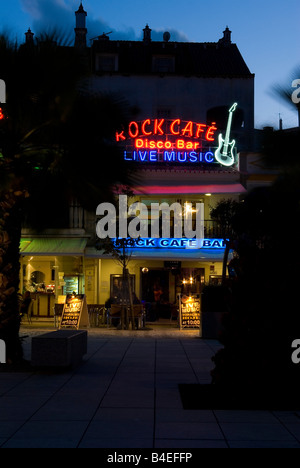 Rock Cafe Bar alte Albufeira Stockfoto