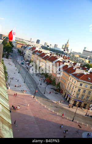 Warschau, Blick Skyline von der Widokowy Plattform Stockfoto