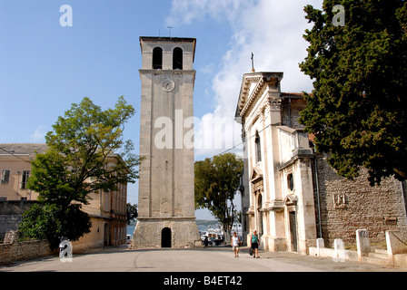 Campanile und Kathedrale Pula Kroatien Stockfoto