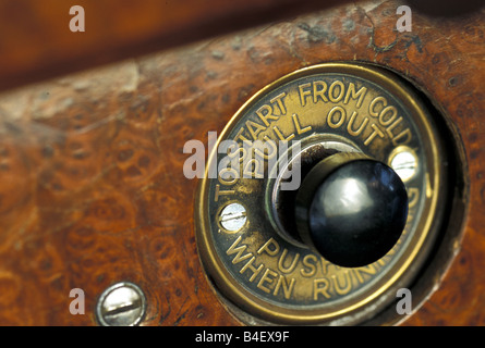 Auto, Alvis, Oldtimer, Limousine, schwarz, Baujahr 1940, 1940er Jahre, vierziger Jahre, Detail, Details Stockfoto