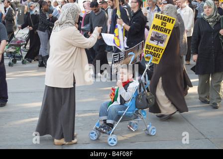 "Boykott Israel" Hisbollah London Stockfoto