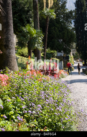 Gärten der Villa Monastero, Varenna, Italien Stockfoto