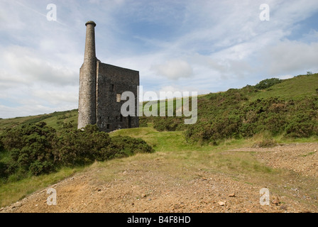 Wheal Betsy Motor Haus Ruine, Dartmoor National Park, Devon, England Stockfoto