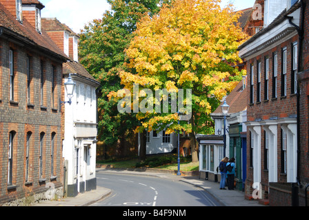 Obere Hauptstraße in Herbst, Sevenoaks, Kent, England, Vereinigtes Königreich Stockfoto