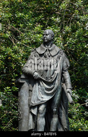 Statue von Prinz Edward Herzog von Kent, Vater von Queen Victoria, London Stockfoto
