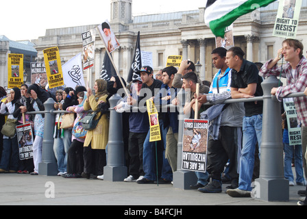 Al-Quds-Demonstration Trafalgar Square in London Stockfoto