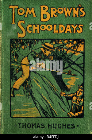 Cover der Hardcover-Buch Tom Brown's Schooldays ca. 1912 für nur zur redaktionellen Nutzung eingerichtet Stockfoto