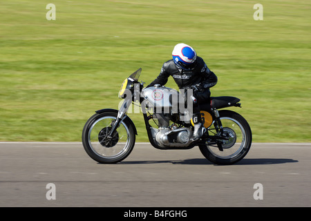 Klassische BSA Goldstar Stockfoto