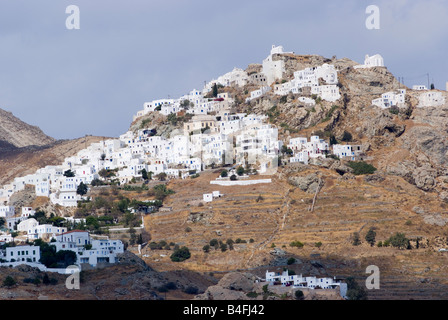 Chora Oberstadt [Serifos Stadt] auf der Insel Serifos Kykladen Inseln Ägäis Griechenland Stockfoto