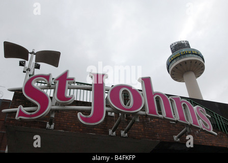 St Johns Beacon-Liverpool Stockfoto