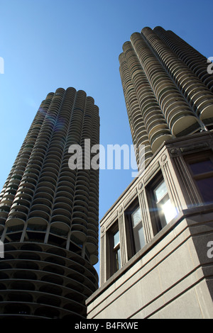 Marina City, Chicago, Illinois Stockfoto