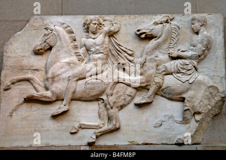 Elgin Marbles, Parthenon Marbles, Skulpturen des Parthenon, ,Bildhauer Phidias, Akropolis von Athen, 5. Jahrhundert v. Chr., Athene Griechenland, British Museum, Stockfoto