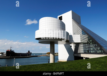 Rock And Roll Hall Of Fame Museum Cleveland Ohio Stockfoto