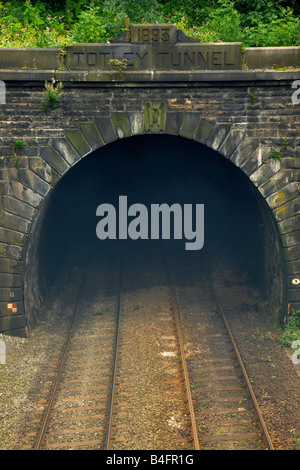 Totley Tunnel Tunnel Iin Derbyshire England den längsten Eisenbahntunnel der Hauptleitung im UK Peak District September 2008 Stockfoto