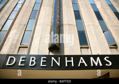 Debenhams Speicher in der Londoner Oxford Street Stockfoto