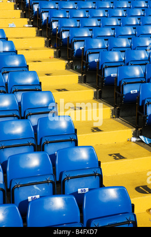 Absract Detail der Sitzreihen Stadion Stockfoto