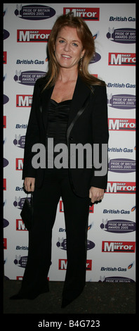 Sarah Ferguson gesehen hier bei The Daily Mirror s Pride of Britain Awards in den LWT Studios in London 10. Oktober 2005 Stockfoto