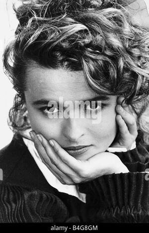 Helena Bonham Carter Schauspielerin das neue Gesicht von Yardley Kosmetik Stockfoto