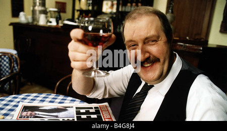 Gordon Kaye britischer Schauspieler Stars Allo Allo BBC TV-Serie Stockfoto