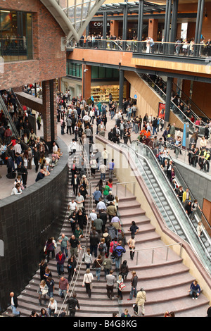 Cabot Circus neue Shopping Center Einkaufszentrum in Bristol England Septemver 2008 eröffnet Stockfoto