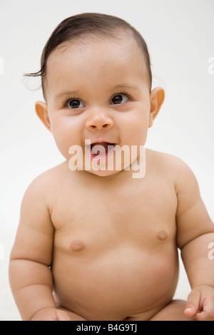Ein glückliches Baby, portrait Stockfoto