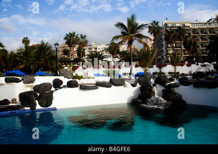 Lago Martiánez, Puerto De La Cruz, Teneriffa, Spanien Stockfoto