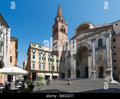 Kirche von Sant Andrea, Piazza Mantegna, Mantua (Mantova), Lombardei, Italien Stockfoto