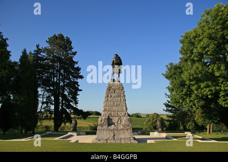 Die 51. Highland Division Memorial in Neufundland Memorial Park, Beaumont-Hamel, Frankreich. Stockfoto