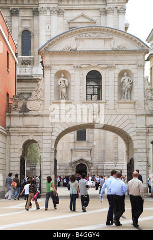 Temple Bar Paternoster Square City of London England UK Stockfoto