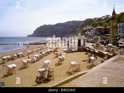 UK England Isle Of Wight Shanklin Strand Stockfoto