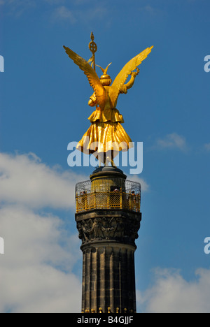 Berliner Siegessäule "Siegessäule" wie Brandenburger Tor, Berlin, Deutschland Stockfoto