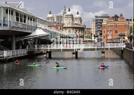 Fürsten Quay Einkaufszentrum, Hull City Centre, Yorkshire, befindet sich im ehemaligen Fürsten Dock Stockfoto