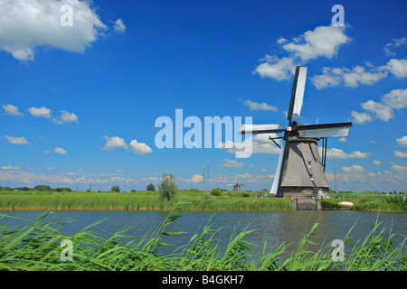 Windmühle in Kinderdijk, Holland Stockfoto